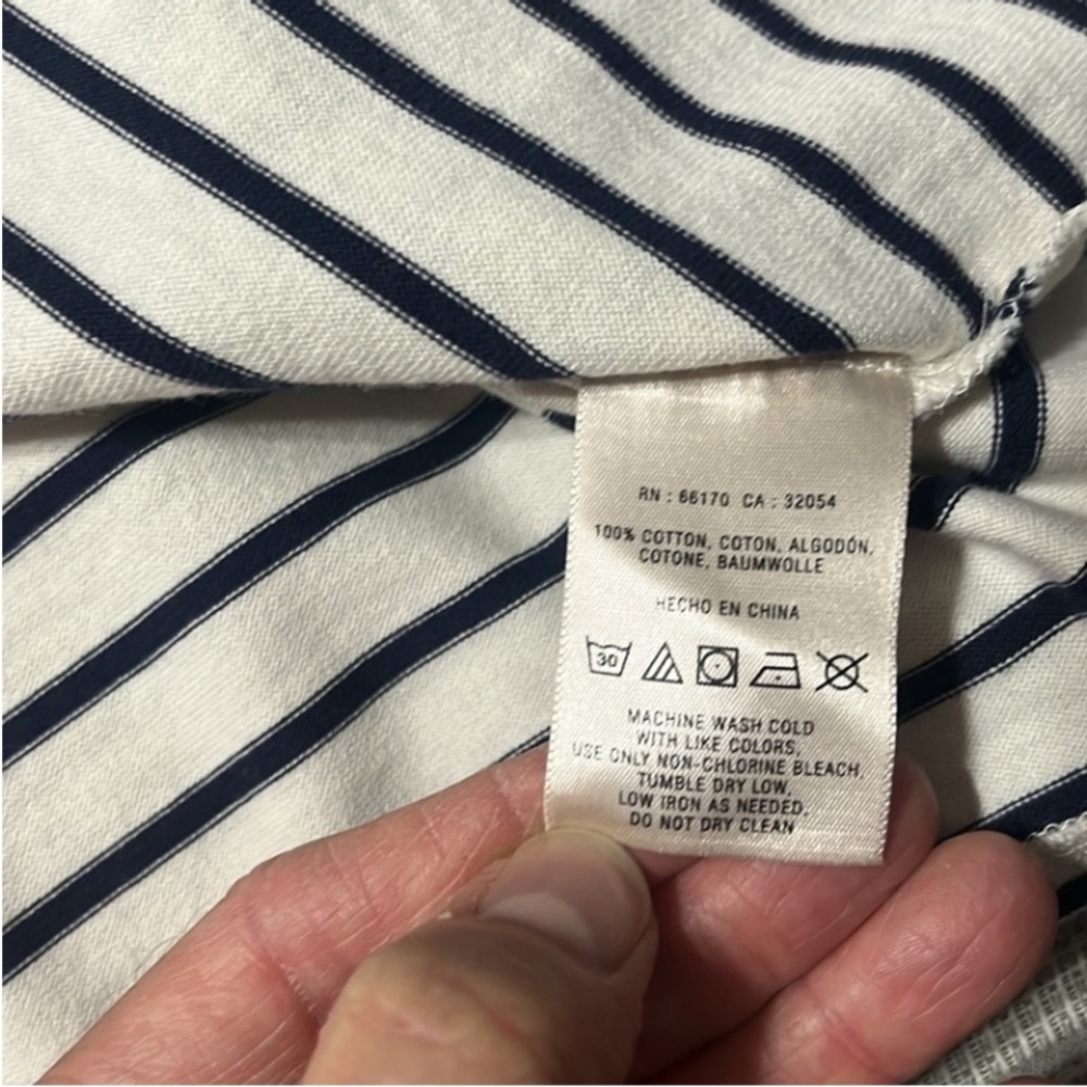 Leifnotes (Anthropologie) Striped Off the Shoulder Top Size: M - Picture 5 of 6